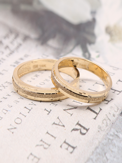 14K 18K 베티 골드컷팅 커플링