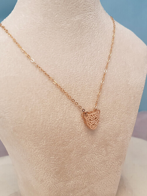 14K 미니 재규어 표범 목걸이