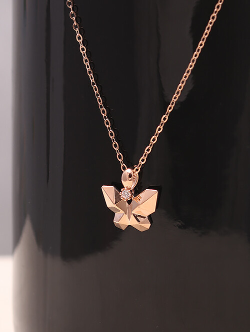 14K 18K 페이퍼 입체컷팅 나비 펜던트 (체인별도상품)