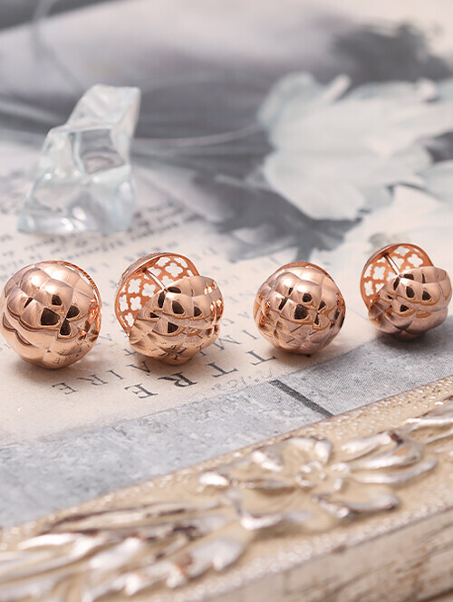 14K 18K 스무스 쿠션볼 공귀걸이 (소사이즈)