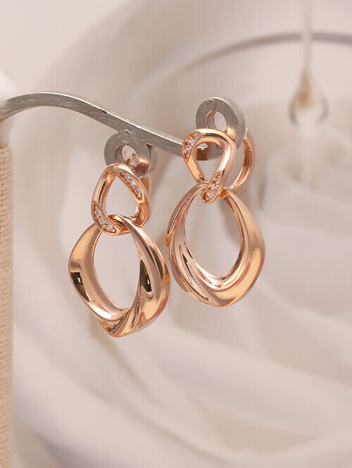 14K 18K 젤덴 내추럴 빅 볼드링 귀걸이