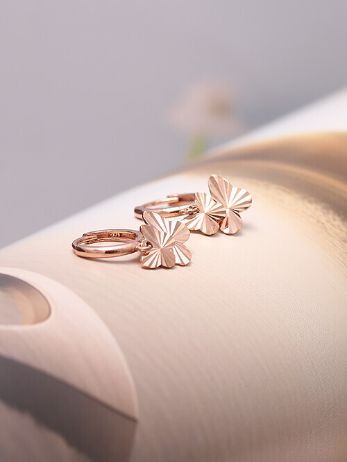 14K 18K 바헨 컷팅 트윈 나비 귀걸이