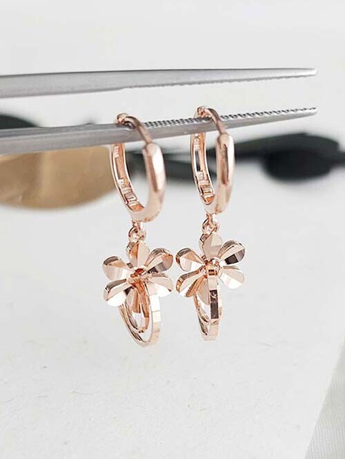 14K 18K 살랑 플라워 투링 귀걸이