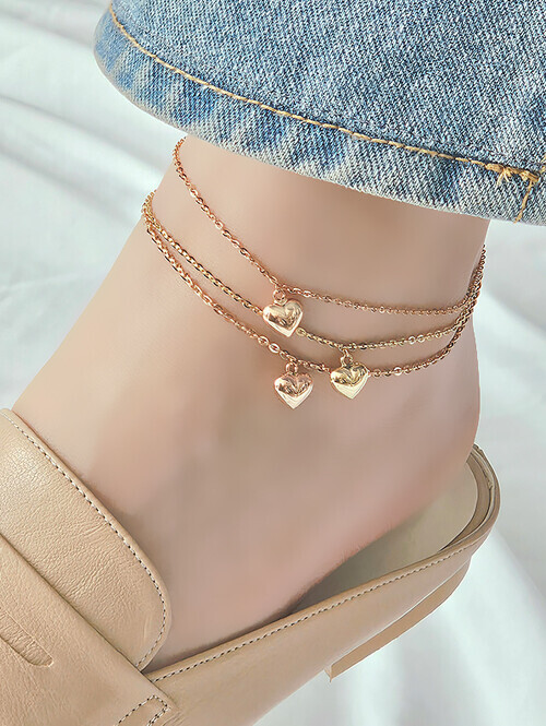 14K 18K 마이하트 통통 데일리발찌 (1.0 굵기)